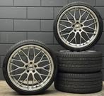 20 inch AEZ Crest Hyper - Audi A5 S5 5x112 ET35 Continental, Ophalen, 265 mm, Banden en Velgen, Winterbanden