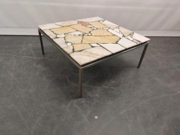 vintage design marmer salontafel koffietafel hoektafel tafel beschikbaar voor biedingen