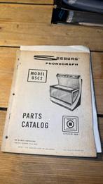 Seeburg model USC2 parts catalog, Ophalen of Verzenden, Gebruikt, 1950 tot 1960, Seeburg