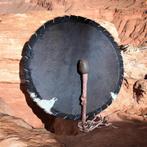 OVERGEDRAGEN Sjamanendrum Nubische Geit 52 cm lichtgewicht, Ophalen of Verzenden, Nieuw, Trommel