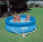 Intex Easy Set zwembad 305 x 76 cm-Met 12-Volt filterpomp, Tuin en Terras, Zwembaden, Opblaaszwembad, 300 cm of meer, 200 tot 400 cm