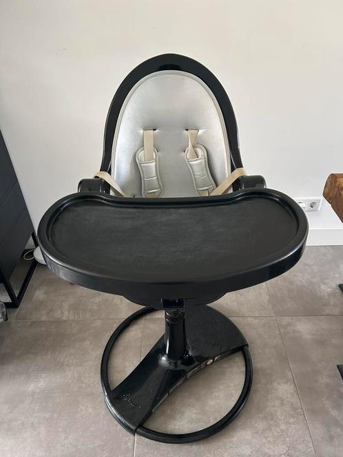 Bloom Fresco zwarte kinderstoel, Kinderen en Baby's, Kinderstoelen, Zo goed als nieuw, Meegroeistoel, Ophalen
