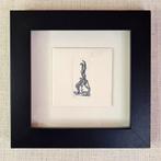 Ets De Verwoeste Stad van Zadkine, Rotterdam met 3D lijstje, Minder dan 50 cm, Oorspronkelijke maker, Nieuw, Ophalen of Verzenden