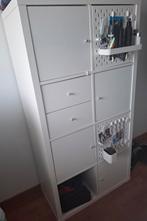 Zeer nette Kallax ! Met lades, deurtjes en accessoires., Ophalen, Zo goed als nieuw