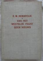 Boek, v/h Westelijk Front Geen Nieuws, E.M. Remarque, 1954., Ophalen of Verzenden, Landmacht, Voor 1940, Erich Maria Remarque