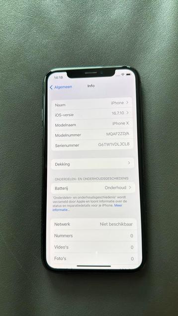 Iphone x 256 gb beschikbaar voor biedingen
