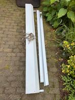 Wit rolluik met geleiders - 167x158 cm, Doe-het-zelf en Verbouw, Rolluiken, Ophalen of Verzenden, Gebruikt, Wit, 150 tot 200 cm