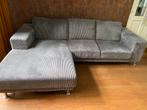 Loungebank ribstof, 250 tot 300 cm, Gebruikt, Hoekbank, Driepersoons