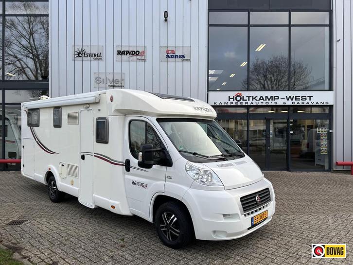 Rapido 666F Nette camper en lage KM, Caravans en Kamperen, Campers, Bedrijf, tot en met 2, Rapido, Fiat, Diesel, Handgeschakeld