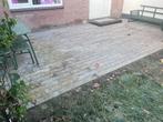 Hardsteen tegels, ca. 20m2 - Gratis af te halen!, Tuin en Terras, Tegels en Klinkers, Ophalen, Gebruikt, Terrastegels, Natuursteen