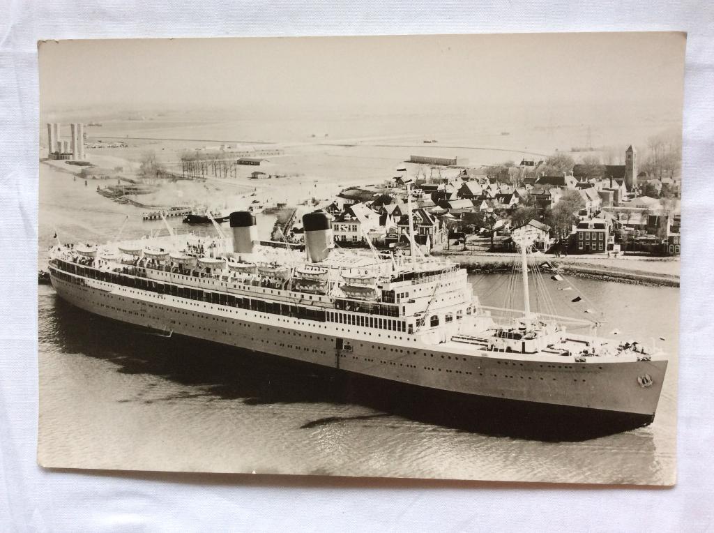 m.s. Johan van Oldenbarnevelt SMN (21,5 x 14,5 cm), Verzamelen, Ophalen of Verzenden, 1920 tot 1940, Ongelopen, Voertuig