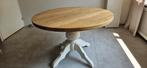 Houten ronde eettafel, Ophalen, Rond, Zo goed als nieuw, 100 tot 150 cm