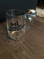 Bierglas met fietsbel, Ophalen of Verzenden, Zo goed als nieuw, Bierglas