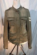 Groene jas met details, Maat 38/40 (M), Ophalen of Verzenden, Onbekend, Gedragen