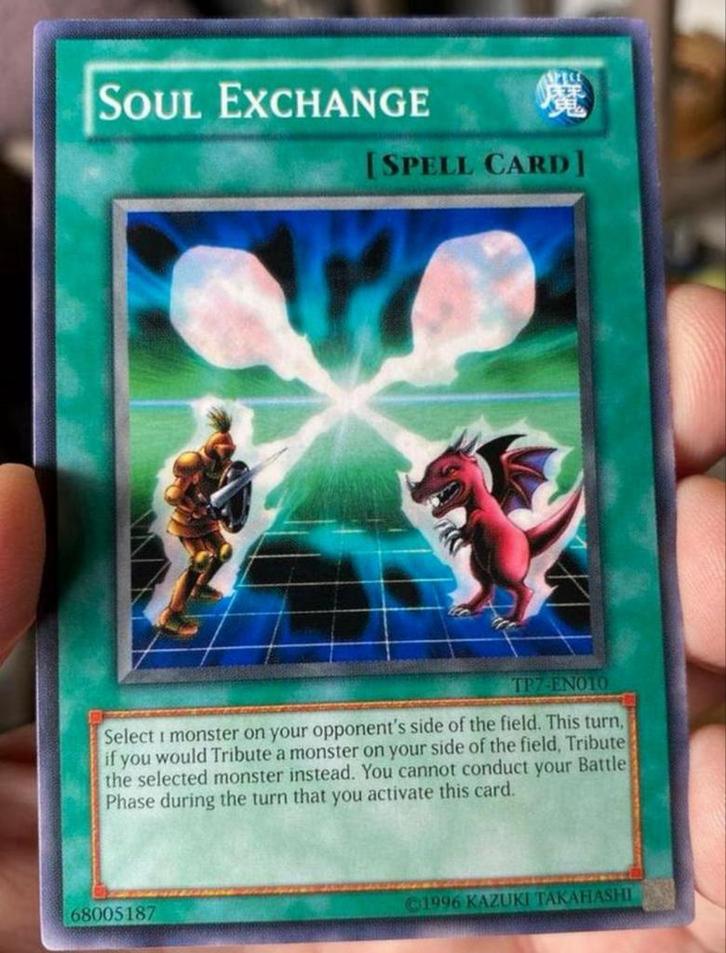 Yu-Gi-Oh! Soul Exchange TP7 Tournament Promo !, Hobby en Vrije tijd, Verzamelkaartspellen | Yu-gi-Oh!, Zo goed als nieuw, Losse kaart