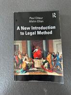 A New Introduction to Legal Method - P. Cliteur & A. Ellian, P.B. Cliteur, Ophalen of Verzenden, Beta, WO