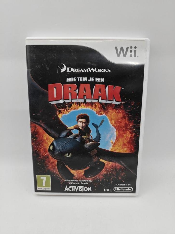 Hoe tem je een draak Wii, Spelcomputers en Games, Games | Nintendo Wii, Zo goed als nieuw, Racen en Vliegen, 1 speler, Vanaf 3 jaar
