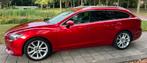 Mazda 6 Sportbreak 2.2 Diesel 2014 | Rood | Trekhaak, Auto's, 730 kg, 4 cilinders, Stationwagon, Diesel