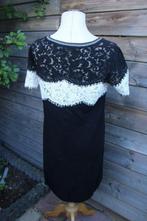 Jurk zwart Twinset kant mt M Vaste prijs, Maat 38/40 (M), Twinset, Zwart, Ophalen of Verzenden