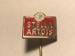 Metalen STELLA ARTOIS BIERMERK Speld (Rood/Wit/Messingkl.)., Verzenden, Zo goed als nieuw, Merk, Speldje of Pin