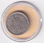 25 Cent 1917 Fraai, Postzegels en Munten, Munten | Nederland, Verzenden, Zilver, 25 cent, Koningin Wilhelmina
