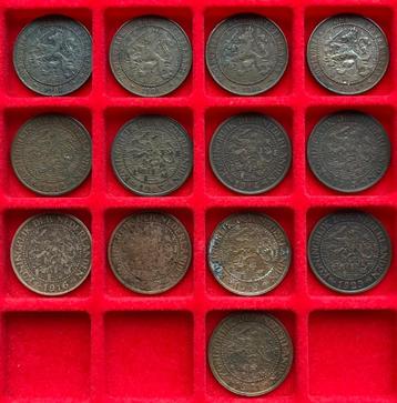 serie 2,5 cent / halve stuiver Wilhelmina beschikbaar voor biedingen