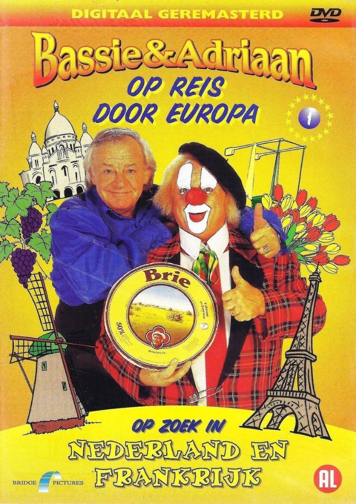 Bassie & Adriaan. Op reis door Europa. Deel: 1., Cd's en Dvd's, Dvd's | Kinderen en Jeugd, Nieuw in verpakking, Film, Overige genres
