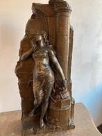 Prachtig antiek legering beeld 72 cm hoog, Ophalen