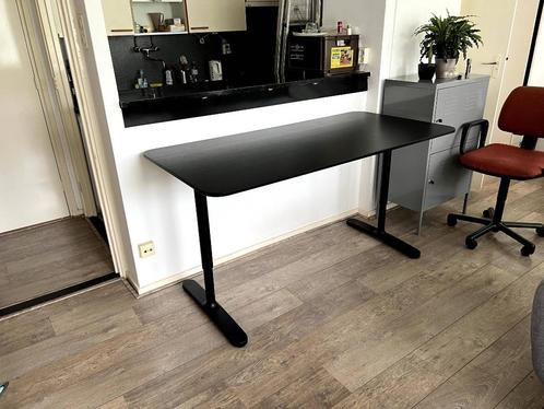 Ikea BEKANT bureau - Zwart - 160x80cm - Supermooi!, Huis en Inrichting, Bureaus, Zo goed als nieuw, Bureau, Ophalen