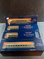 Liliput DRG reichsregierung ww2 regeringstrein wagens uniek, Gelijkstroom, Wagon, Ophalen of Verzenden, Zo goed als nieuw