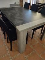 Houten Eettafel, Huis en Inrichting, Tafels | Eettafels, Ophalen, Eikenhout, 50 tot 100 cm, Zo goed als nieuw