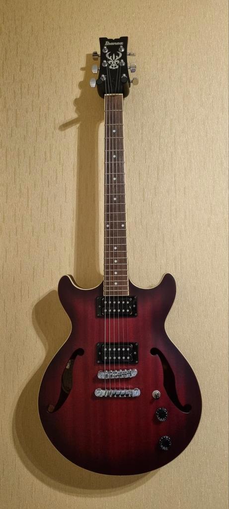 Ibanez semi-hollow accoustische gitaar AM53-SRF-5B-05, Muziek en Instrumenten, Snaarinstrumenten | Gitaren | Elektrisch, Zo goed als nieuw