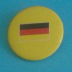 Deutschland buttons (3x), Ophalen of Verzenden, Nieuw, Stad of Land, Button