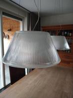 Philippe Starck 2 stuks FLOS Romeo Moon S2 hang lampen, Huis en Inrichting, Lampen | Hanglampen, Minder dan 50 cm, Glas, Zo goed als nieuw