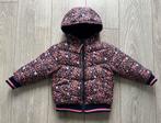 Winterjas maat 92, omkeerbaar blauw of bloemen. WeFashion, Meisje, Ophalen of Verzenden, Zo goed als nieuw, WE Fashion