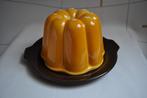 Vintage Puddingvorm met bord 1970, Antiek en Kunst, Ophalen of Verzenden