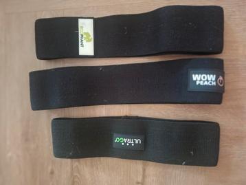 Te koop: 3x Booty band zwart, nieuw! beschikbaar voor biedingen