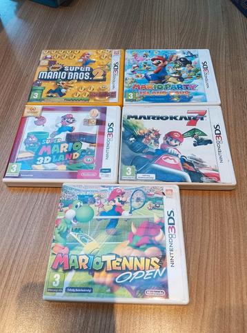 Nintendo 3DS Mario Spellen - Complete Collectie beschikbaar voor biedingen