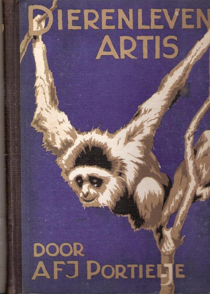 Plaatjesalbum -Dierenleven ARTIS -Verkade 1939 Portielje, Boeken, Prentenboeken en Plaatjesalbums, Gelezen, Ophalen