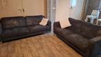2x bankstel donkergrijs, Huis en Inrichting, Ophalen, Gebruikt