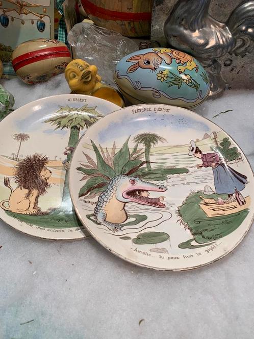 Sarrequemines aparte borden, Antiek en Kunst, Curiosa en Brocante, Ophalen of Verzenden