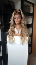 Basic Lace Pruik: Uitgroei / Blond en lichtere punten - 65cm, Ophalen of Verzenden, Nieuw, Pruik of Haarverlenging