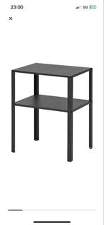 2x IKEA Knarrevik Nachtkastjes, Huis en Inrichting, Minder dan 45 cm, Metaal of Aluminium, Ophalen of Verzenden, Zo goed als nieuw