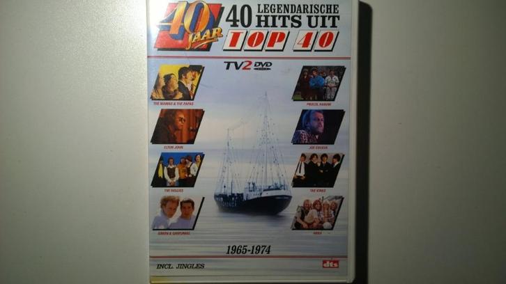 40 Legendarische Hits Uit 40 Jaar Top 40 (DVD), Cd's en Dvd's, Dvd's | Muziek en Concerten, Zo goed als nieuw, Muziek en Concerten