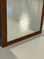 Jaren 70 spiegel vintage wandspiegel retro teak mirror, Ophalen, Minder dan 50 cm, Gebruikt, Minder dan 100 cm