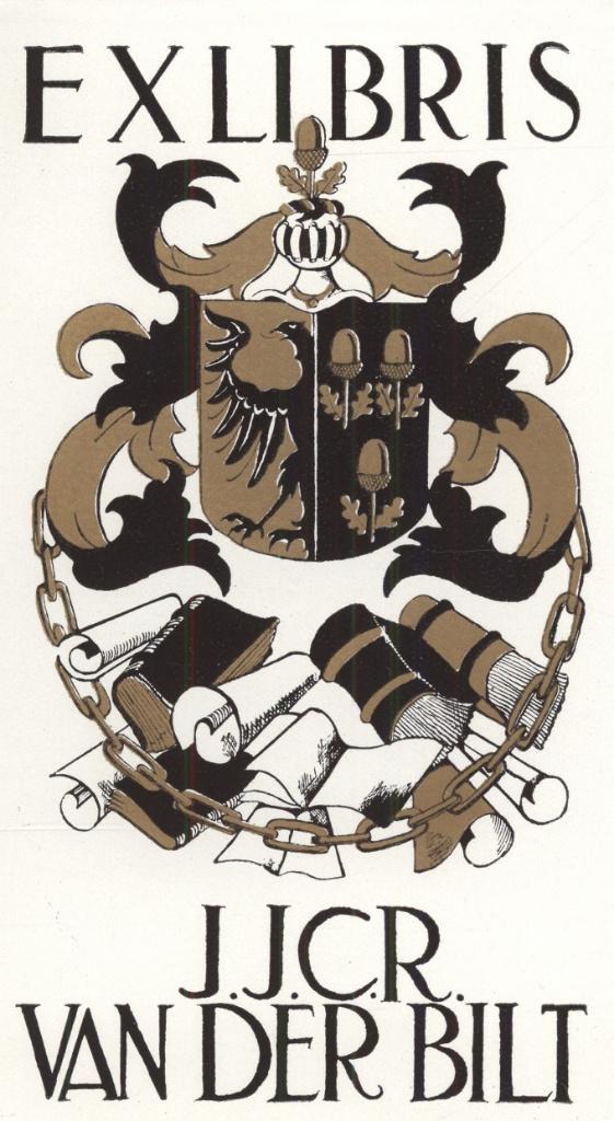 0472 Ex Libris Nederland : Jeanne Bieruma Oosting, 1945, Antiek en Kunst, Kunst | Etsen en Gravures, Verzenden