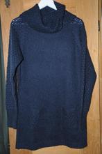 Leuke lange donkerblauwe trui van Vila, maat L/40, ZGAN!!, Maat 38/40 (M), Blauw, Vila, Ophalen of Verzenden