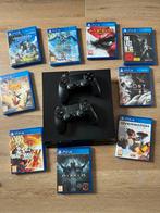 PS4 met 2 controllers + games, Ophalen, Met 2 controllers, Original, Gebruikt