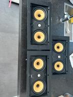 3x speakercraft in wall speakers, Zo goed als nieuw, 60 tot 120 watt, Front, Rear of Stereo speakers, Ophalen