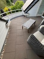 60 RUBBER TEGELS 50x50x3cm PEN & GAT (MET NOP) ZAND kleur